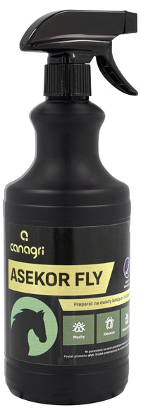 Preparat na owady latające i biegające ASEKOR FLY zapach lawendowy 750 ml Canagri