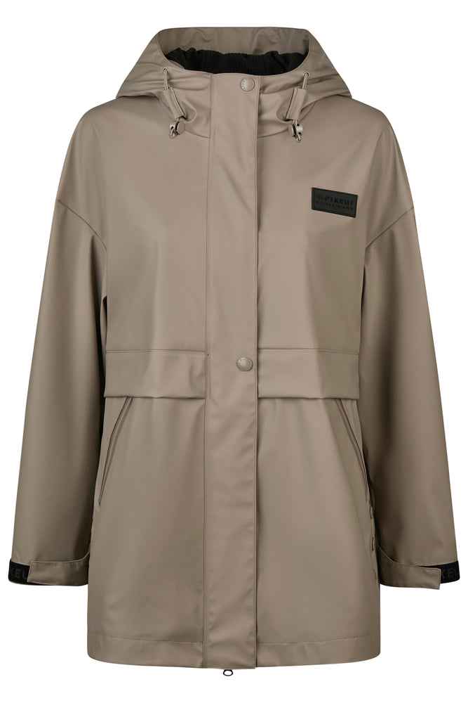 Pikeur A/W 26 Poncho przeciwdeszczowe damskie mocha cream