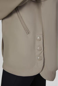 Pikeur A/W 26 Poncho przeciwdeszczowe damskie mocha cream