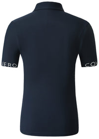 Koszulka Polo S/S 2025 dziecięca Covalliero dark navy