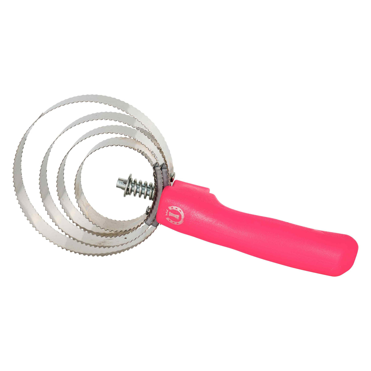 Imperial Riding Zgrzebło metalowe Neon Pink do usuwania luźnej sierści konia