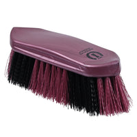 Imperial Riding Szczotka twarda dwukolorowa Dark Mauve Metallic do usuwania błota i brudu z sierści konia