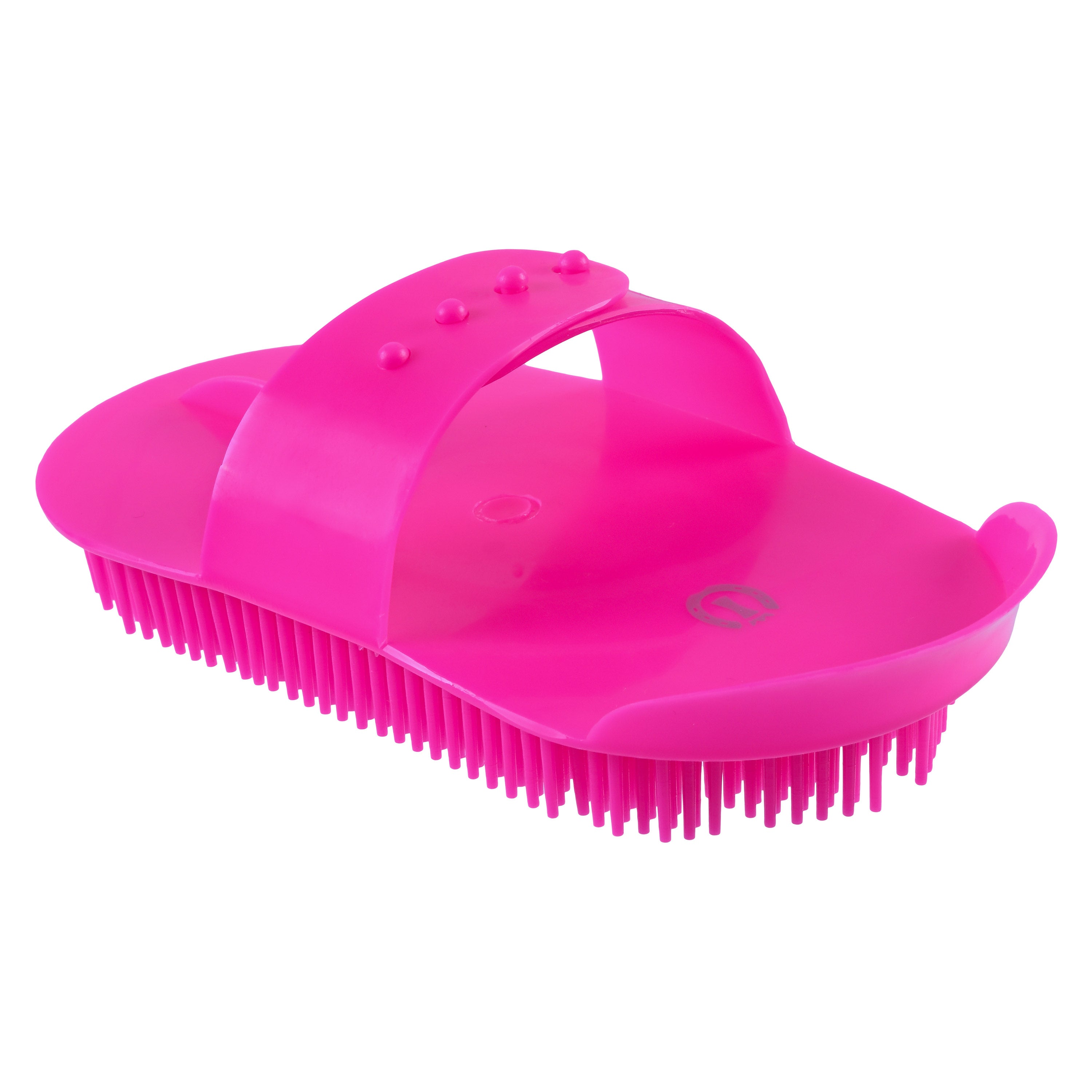Imperial Riding Zgrzebło Needle Neon Pink do usuwania brudu i martwej sierści konia