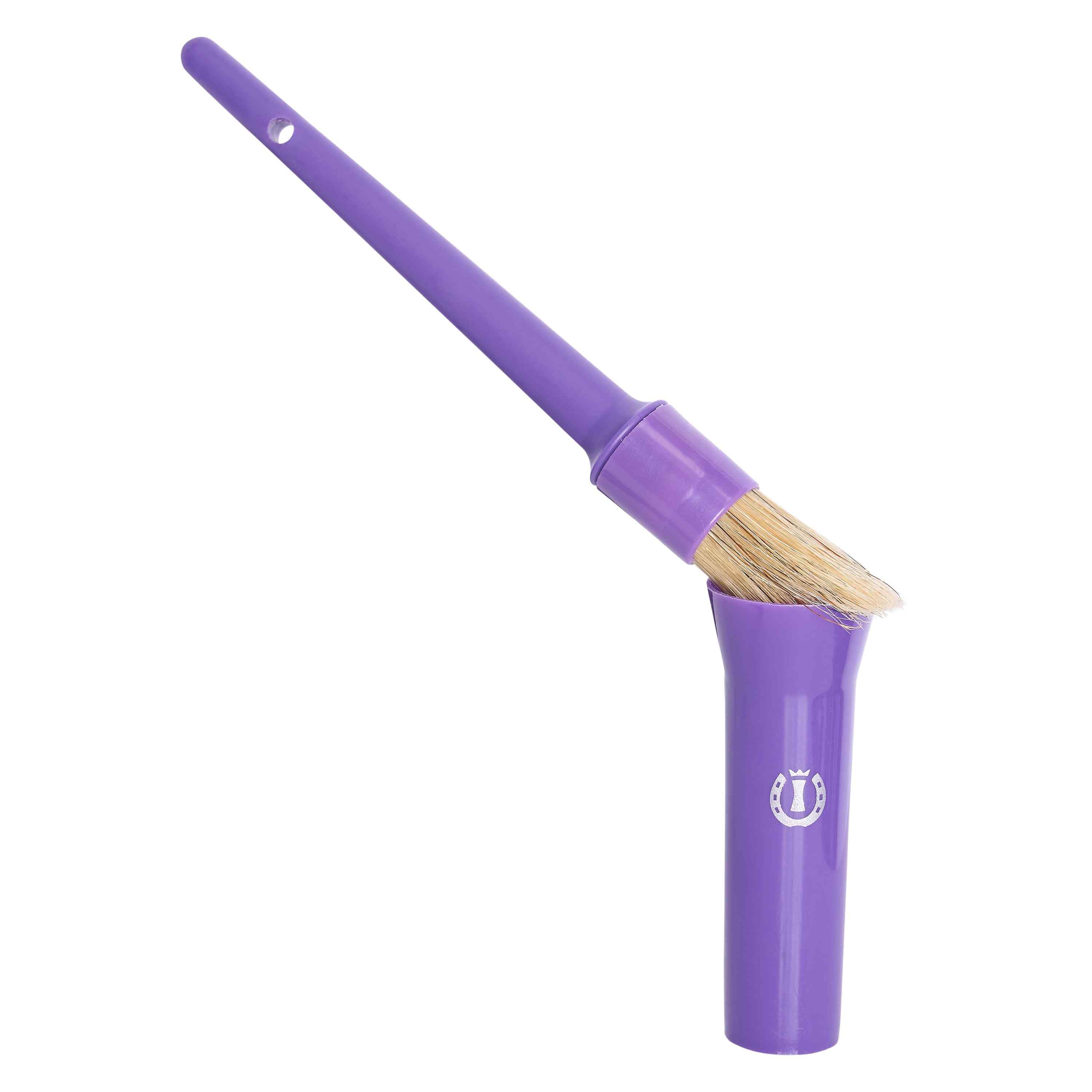 Imperial Riding Pędzel do smarowania kopyt z pojemnikiem mały Royal Purple, kompaktowy i szczelny