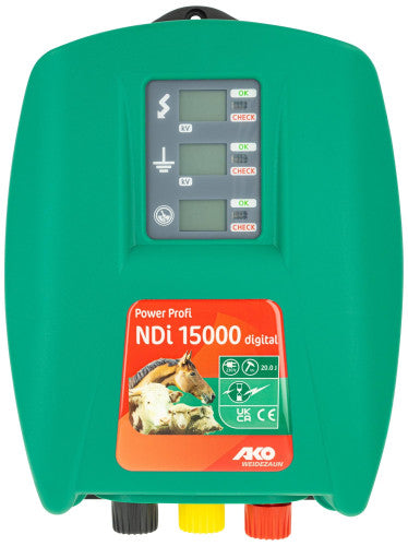 Elektryzator sieciowy AKO Power Profi Digital NDI 15000, dla koni, wilków, dzików 20 J