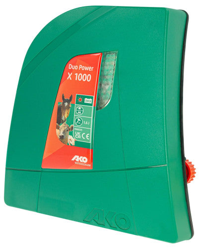 Elektryzator uniwersalny AKO DUO Power X1000, dla koni, bydła, owiec i kóz, 1.6 J