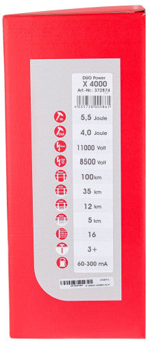 Elektryzator uniwersalny AKO DUO Power X 4000, dla koni, dzików, bydła, 5.5 J