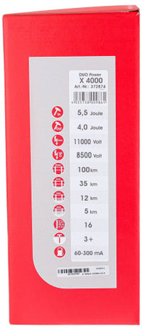 Elektryzator uniwersalny AKO DUO Power X 4000, dla koni, dzików, bydła, 5.5 J