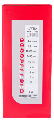 Elektryzator sieciowy AKO Power N 1200, dla koni, bydła, owiec i kóz, 1.7 J