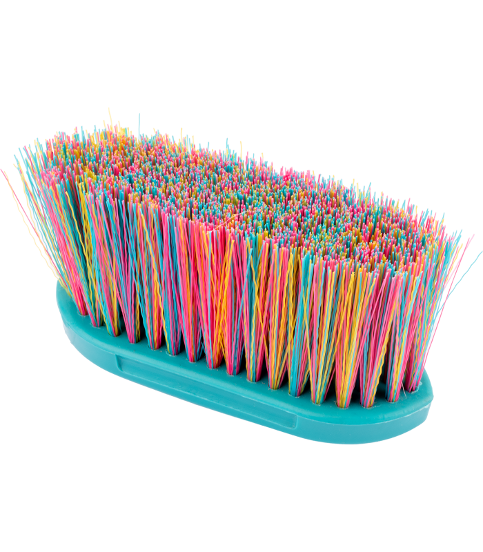 WALDHAUSEN Rainbow Body Brush – szczotka do sierści konia z długim miękkim włosiem