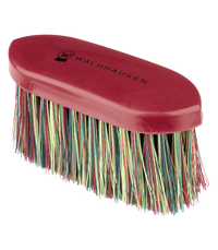 WALDHAUSEN Rainbow Body Brush cherry red – szczotka do sierści konia z długim miękkim włosiem