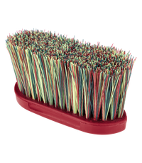 WALDHAUSEN Rainbow Body Brush cherry red – szczotka do sierści konia z długim miękkim włosiem – zdjęcie 2