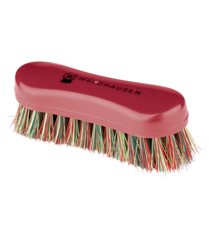 WALDHAUSEN Rainbow Head Brush cherry red – delikatna szczotka do pielęgnacji głowy i nóg konia