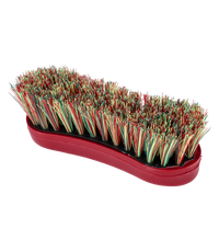 WALDHAUSEN Rainbow Head Brush cherry red – delikatna szczotka do pielęgnacji głowy i nóg konia – zdjęcie 2