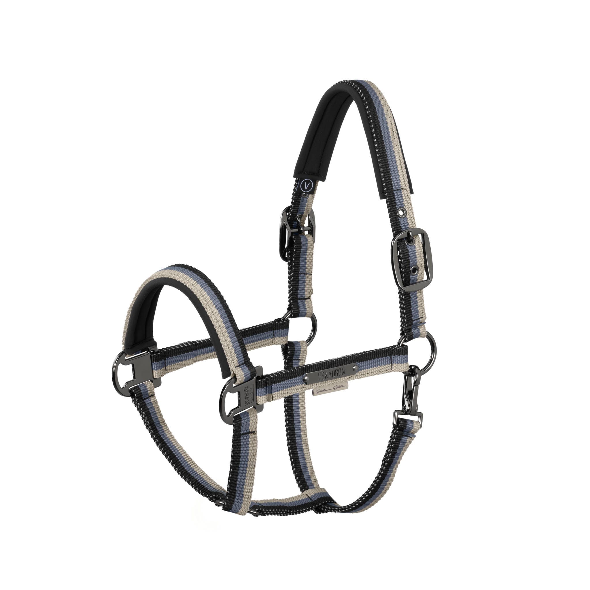 Eskadron Platinum 26 Kantar Girth Light Double Pin black-pale-slate