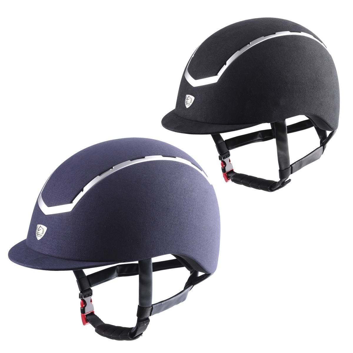 Kask jeździecki ABS z microfibry Tattini