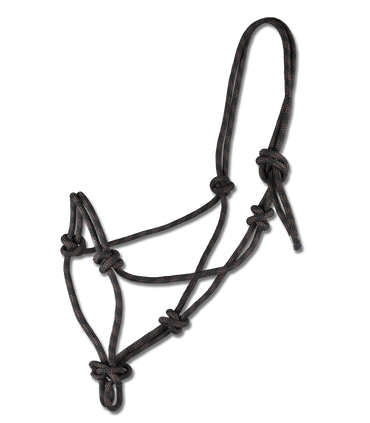 Kantar sznurkowy Waldhausen Knotted Halter Black/Brown