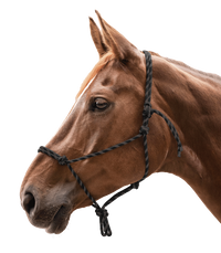 Kantar sznurkowy Waldhausen Knotted Halter Black/Brown