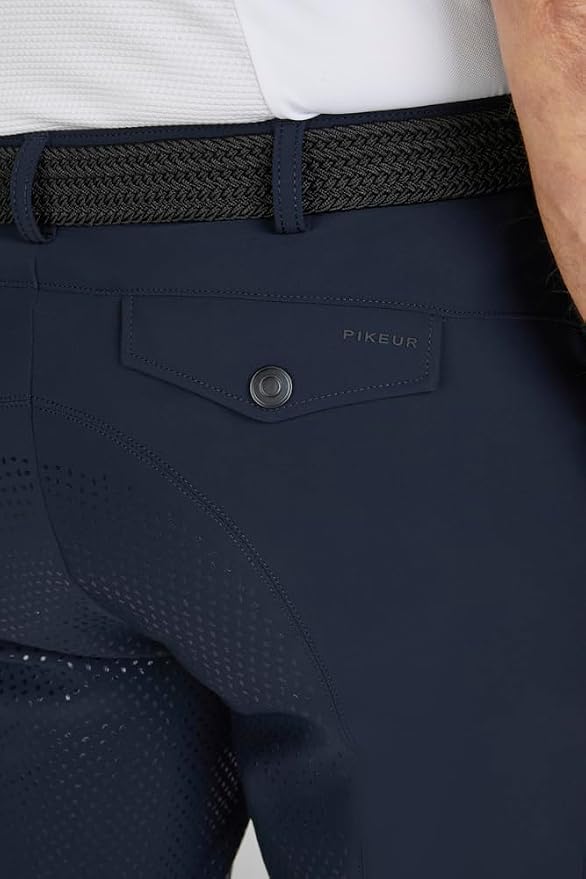PIKEUR Bryczesy męskie ROSSINI GR pełny lej Nightblue
