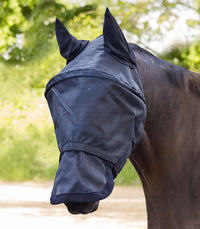 Waldhausen PREMIUM Space Fly Mask – maska przeciw owadom z ochroną uszu i nosa