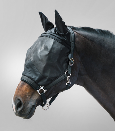 Waldhausen PREMIUM Fly Mask with Halter – maska przeciw owadom z kantarem