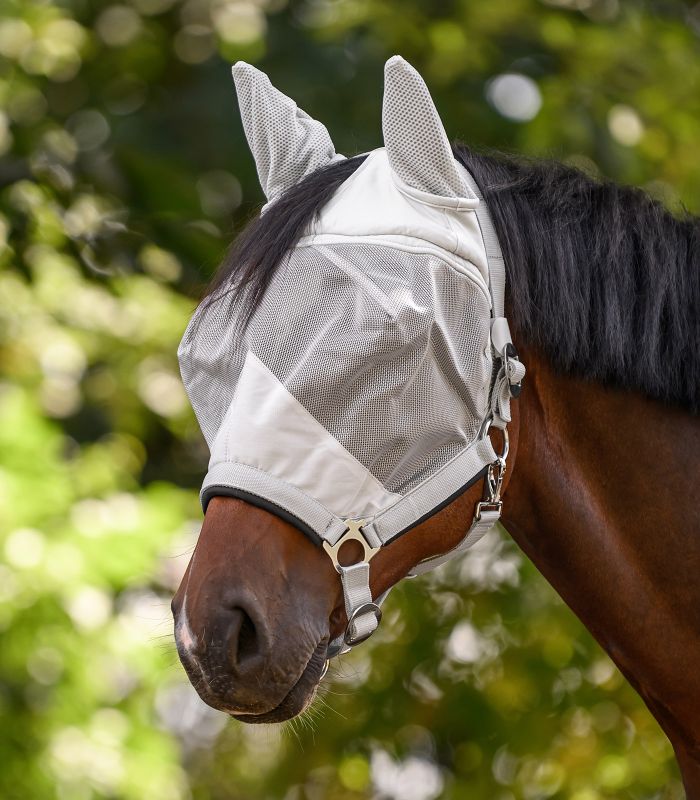 Waldhausen PREMIUM Fly Mask with Halter – maska przeciw owadom z kantarem