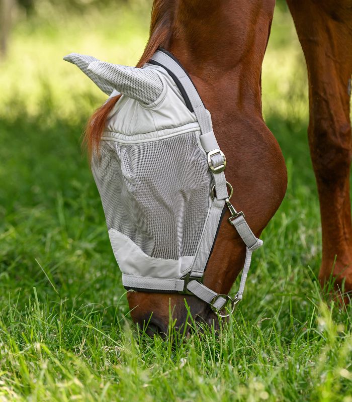 Waldhausen PREMIUM Fly Mask with Halter – maska przeciw owadom z kantarem