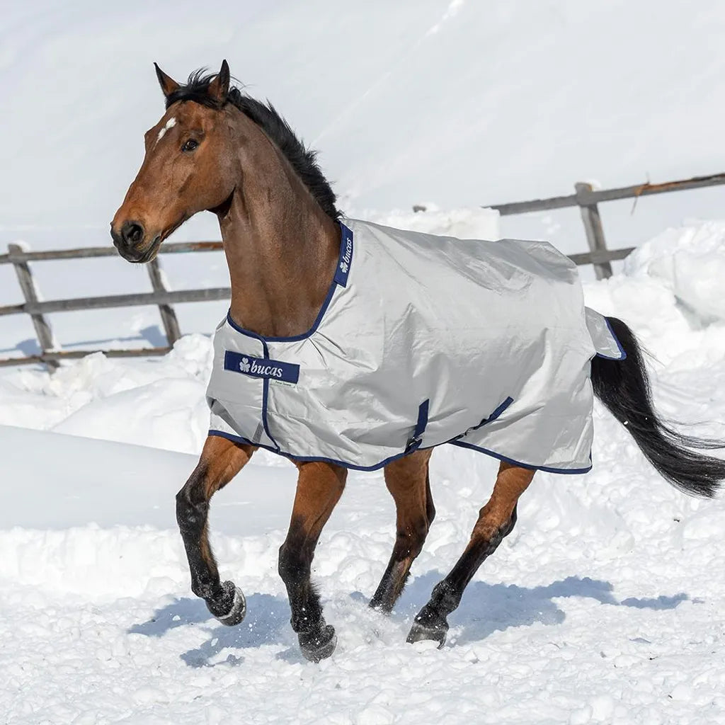 Derka padokowa Bucas Power Turnout Medium Silver - Cavalo