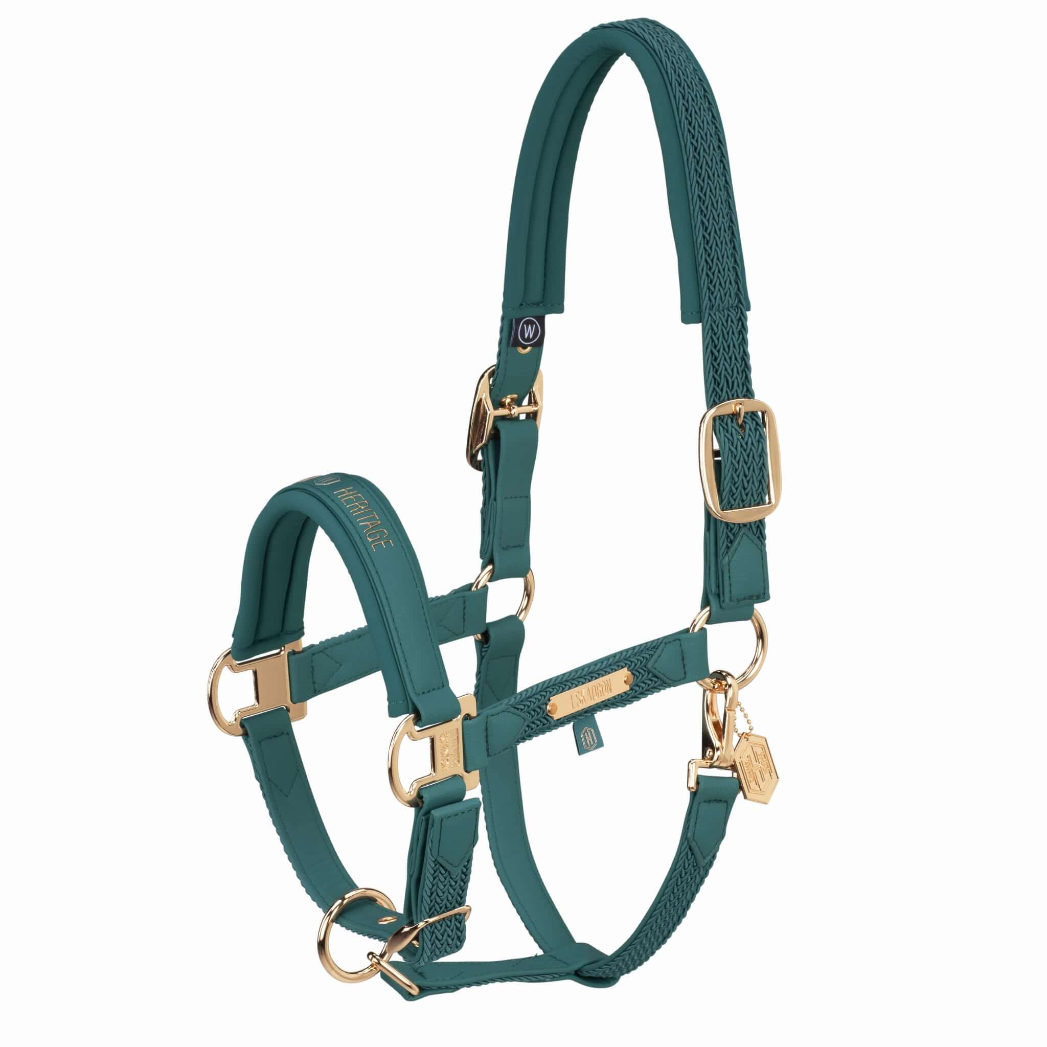 kantar-eskadron-faux-leather-plait-dp-vintage-green-heritage-2425