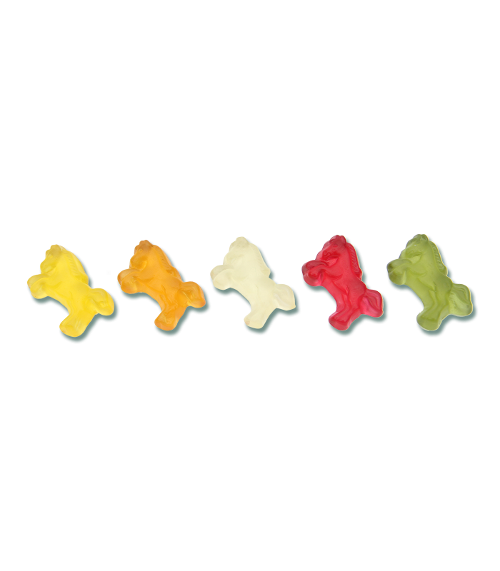 HARIBO Mini Horse Fruit Gums – owocowe żelki w kształcie koników