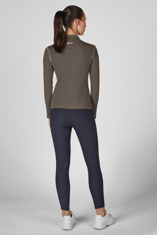 Eskadron Dynamic A/W 2026 Koszulka TURTLENECK RIB Powdertaupe