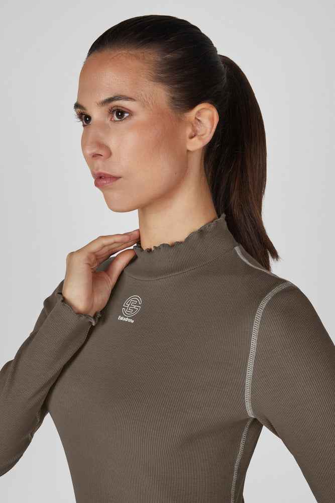 Eskadron Dynamic A/W 2026 Koszulka TURTLENECK RIB Powdertaupe