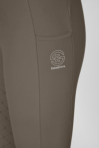 Eskadron Dynamic A/W 2026 Legginsy jeździeckie COSY FULL GRIP Powdertaupe