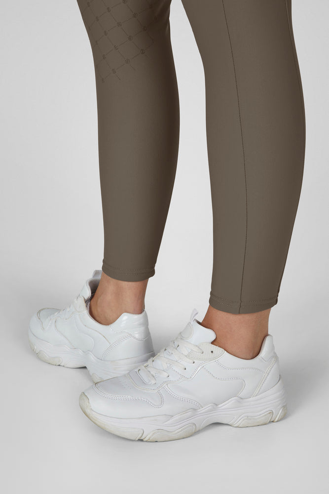Eskadron Dynamic A/W 2026 Legginsy jeździeckie COSY FULL GRIP Powdertaupe
