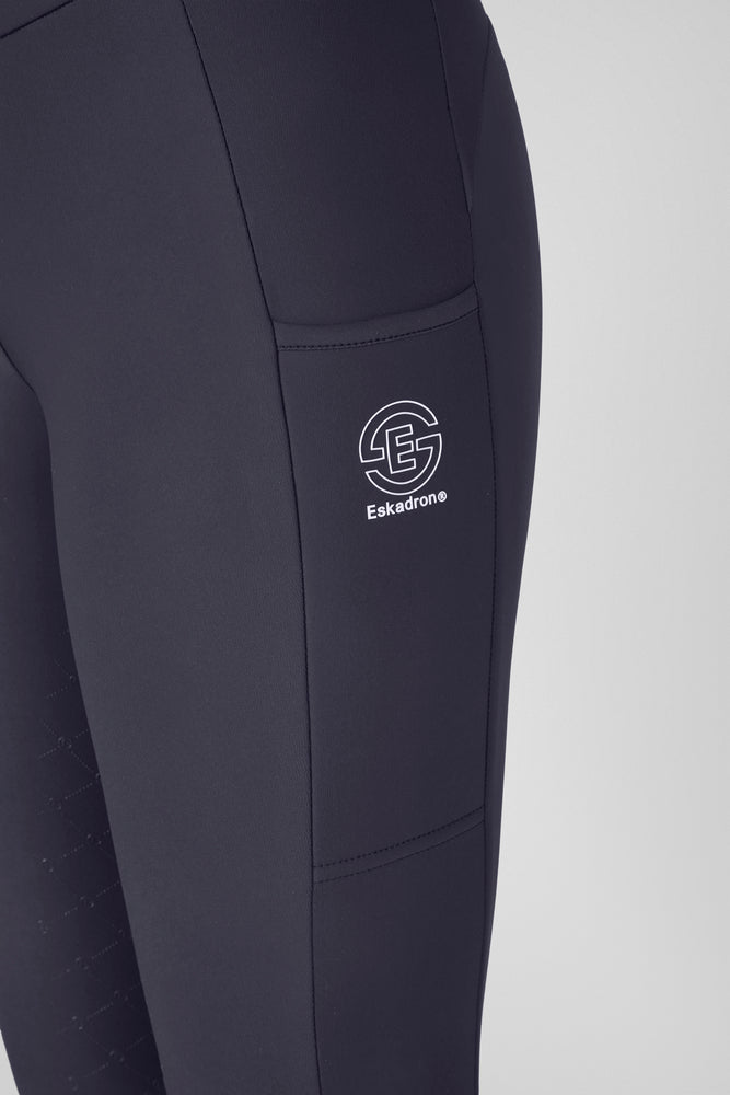 Eskadron Dynamic A/W 2026 Legginsy jeździeckie COSY FULL GRIP Navy