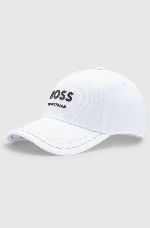 BOSS AW 2026 Czapka z daszkiem Classic White