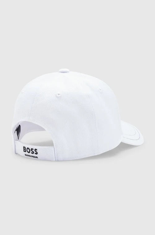 BOSS AW 2026 Czapka z daszkiem Classic White