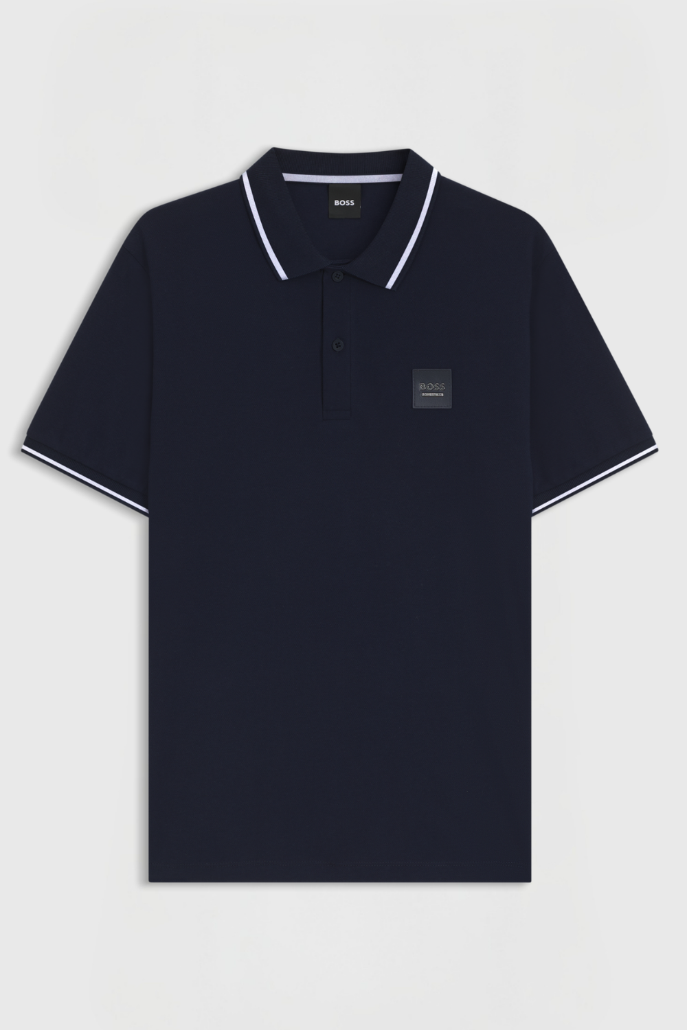BOSS Equestrian Koszulka polo PAUL Polo Patch Sky Captain SS 2026