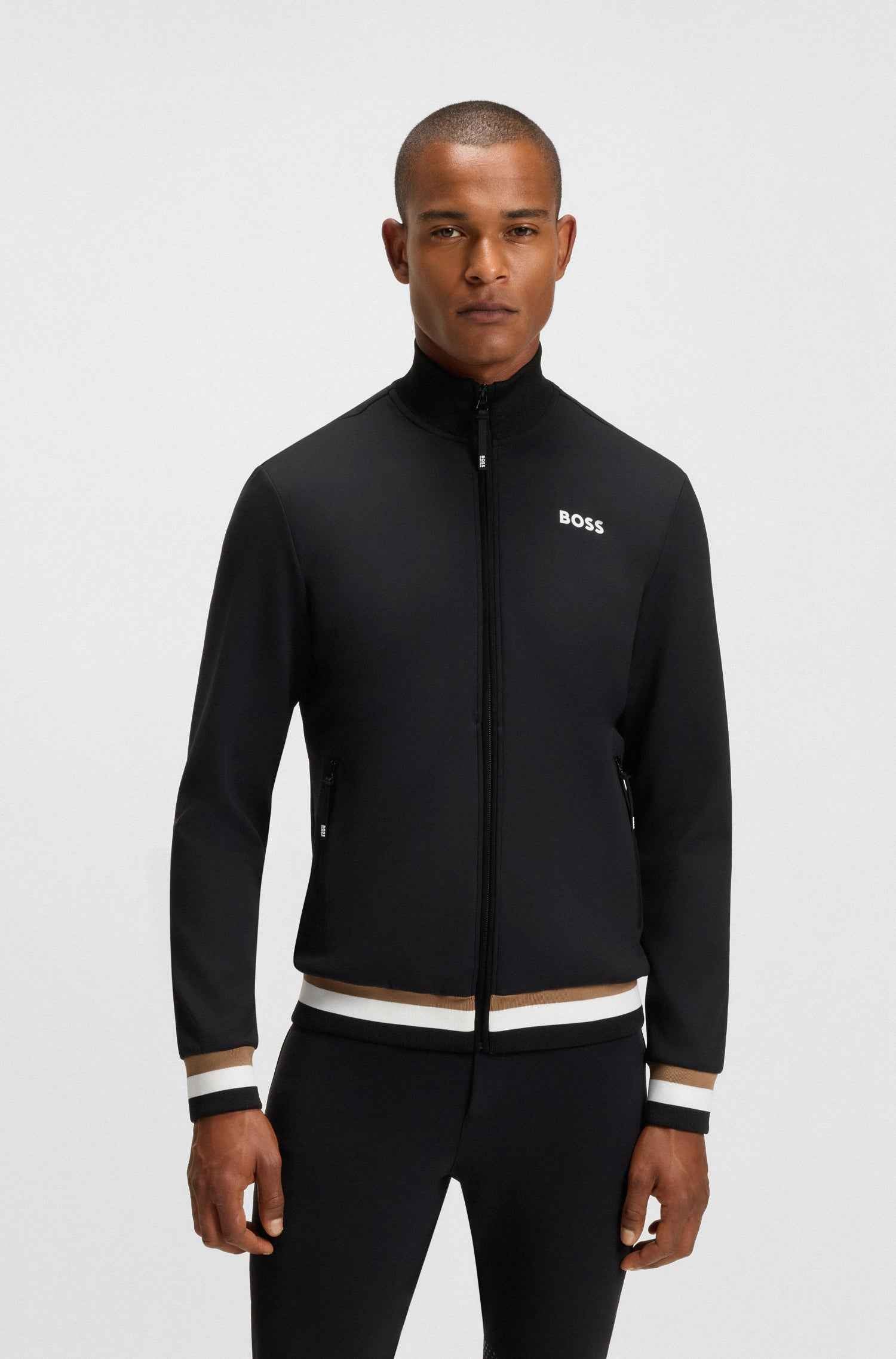 BOSS Equestrian Bluza funkcjonalna SAMMY Black SS 2026