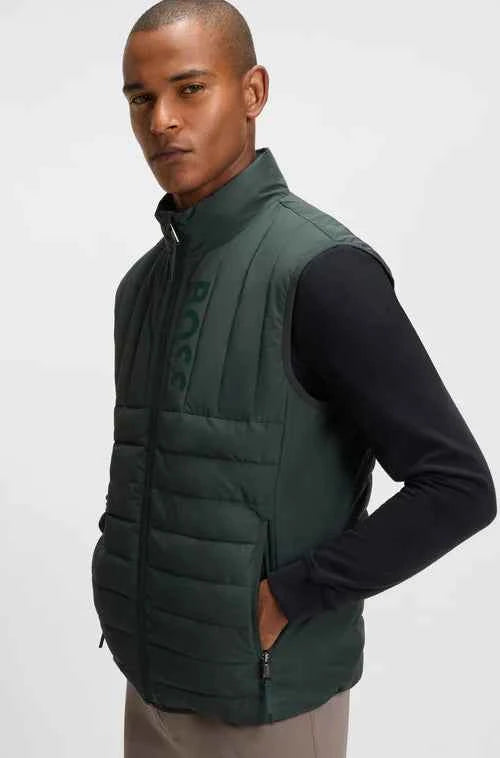 BOSS Equestrian Kamizelka pikowana RUBEN Pine Grove SS 2026