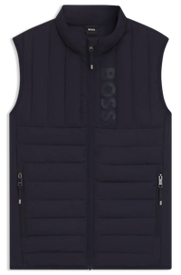 BOSS Equestrian Kamizelka pikowana RUBEN Sky Captain SS 2026