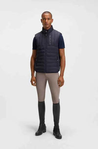 BOSS Equestrian Kamizelka pikowana RUBEN Sky Captain SS 2026