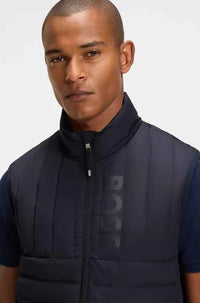 BOSS Equestrian Kamizelka pikowana RUBEN Sky Captain SS 2026