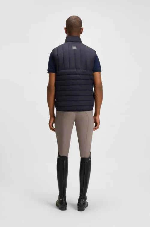 BOSS Equestrian Kamizelka pikowana RUBEN Sky Captain SS 2026