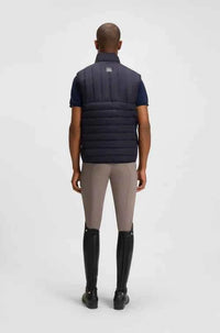 BOSS Equestrian Kamizelka pikowana RUBEN Sky Captain SS 2026