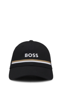 BOSS Equestrian Czapka z daszkiem haftowane logo Black SS 2026