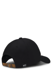 BOSS Equestrian Czapka z daszkiem haftowane logo Black SS 2026