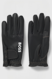 BOSS Equestrian Rękawice jeździeckie QUEENS Forato Logo Black SS 2026