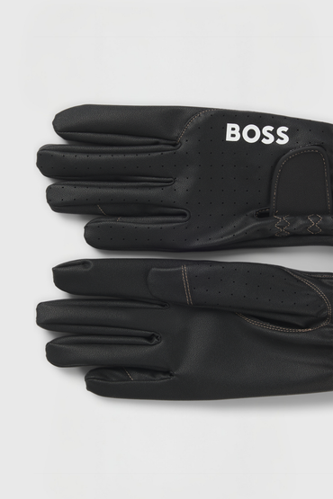 BOSS Equestrian Rękawice jeździeckie QUEENS Forato Logo Black SS 2026