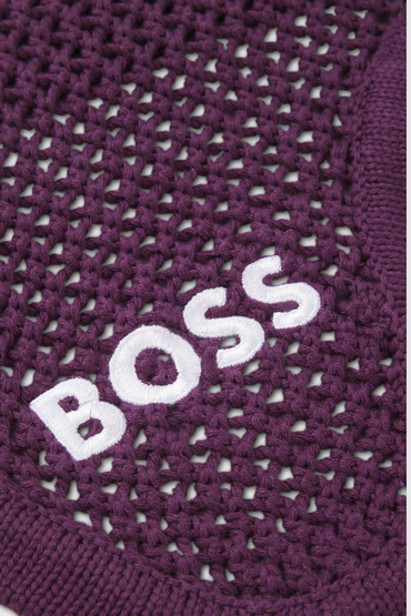 BOSS AW 2026 Nauszniki Chicago Deep Purple – zdjęcie 2